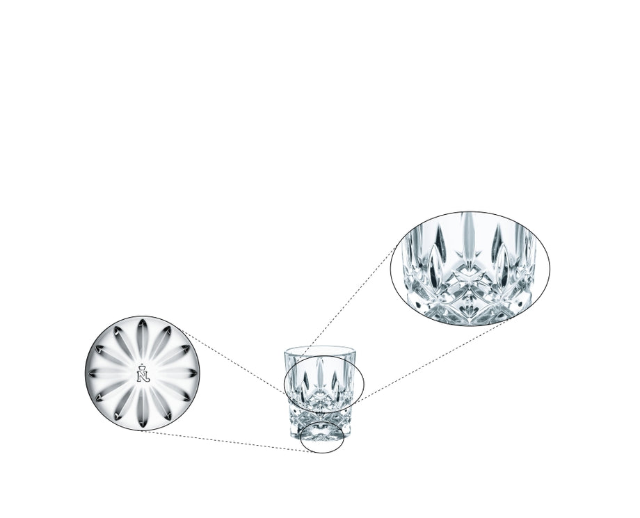 Nachtmann NOBLESSE Stamper Schnapsglas 4er Set