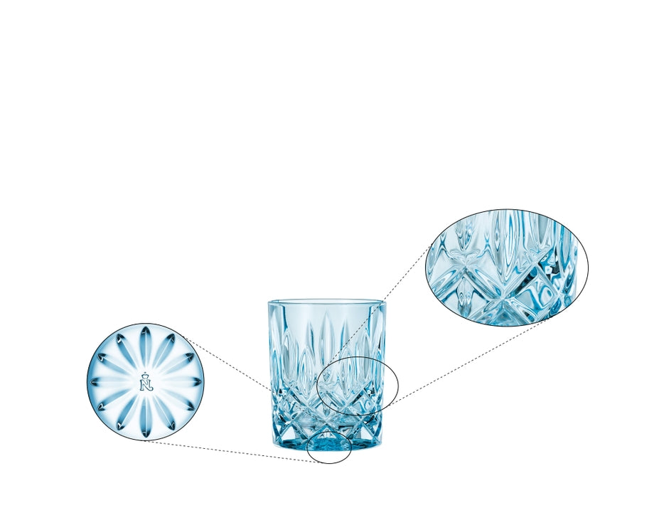Nachtmann NOBLESSE Whisky-Tumbler 2er Set aqua