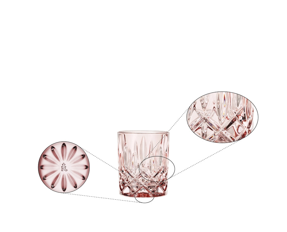 Nachtmann NOBLESSE Whisky-Tumbler 2er Set rosé