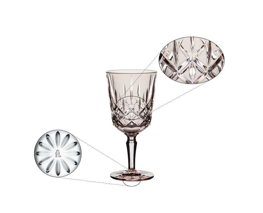 Nachtmann NOBLESSE Cocktail-/ Wein-Glas 2er Set taupe