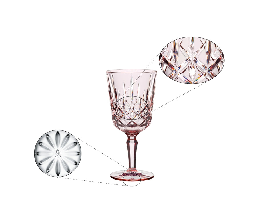 Nachtmann NOBLESSE Cocktail-/ Wein-Glas 2er Set rosé