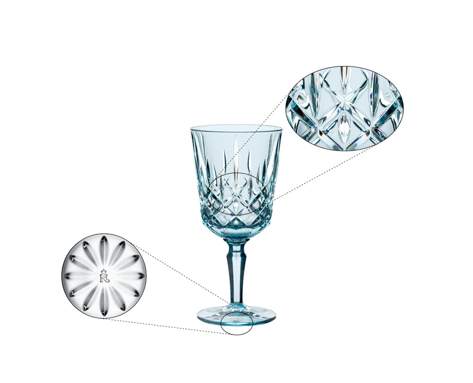 Nachtmann NOBLESSE Cocktail-/ Wein-Glas 2er Set Aqua