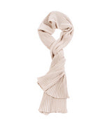 Upper Case Mono Stola Beigeweiss