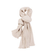 Upper Case Mono Stola Beigeweiss