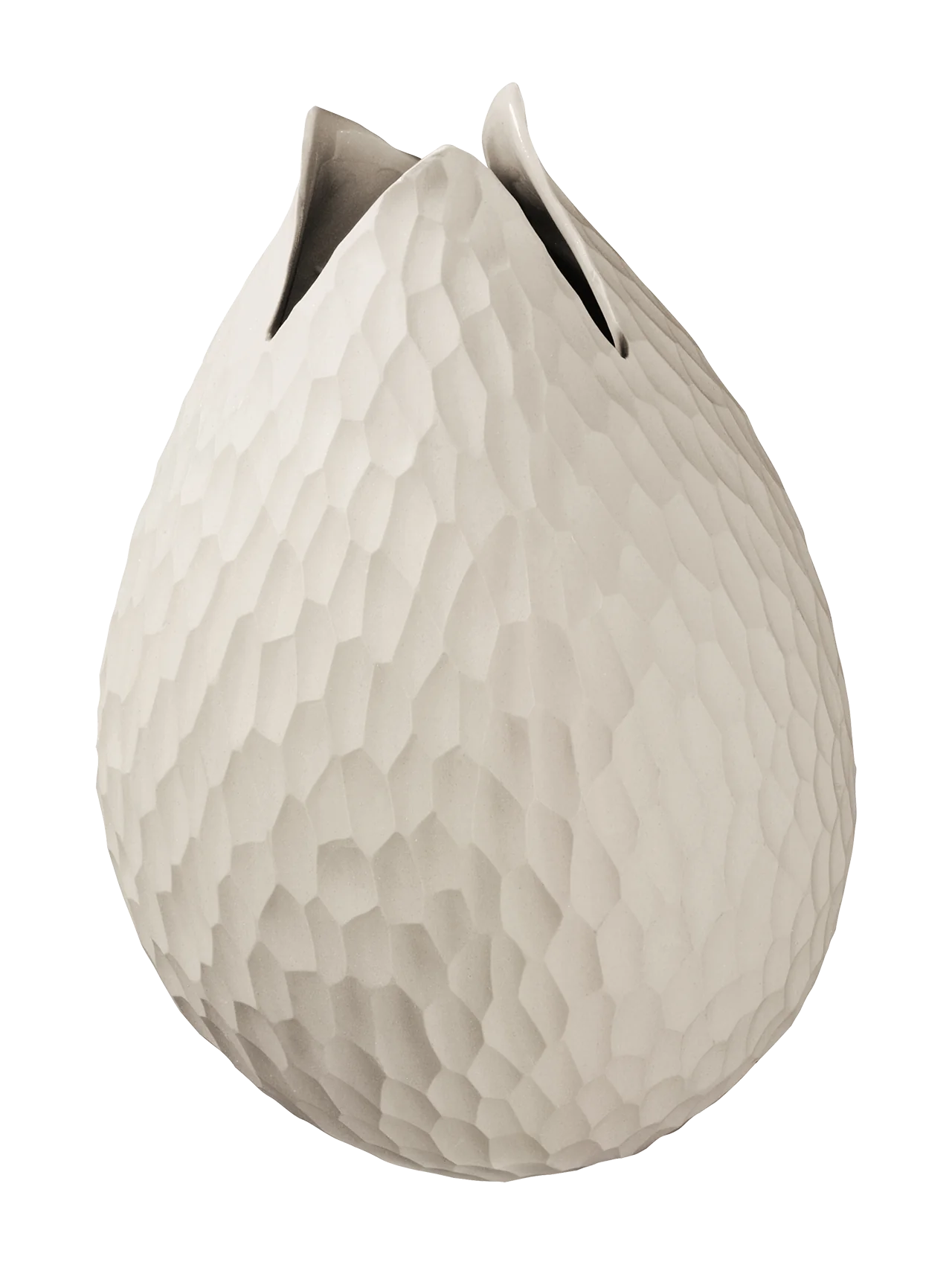 ASA Carve Vase natur , h 22cm Ø15cm