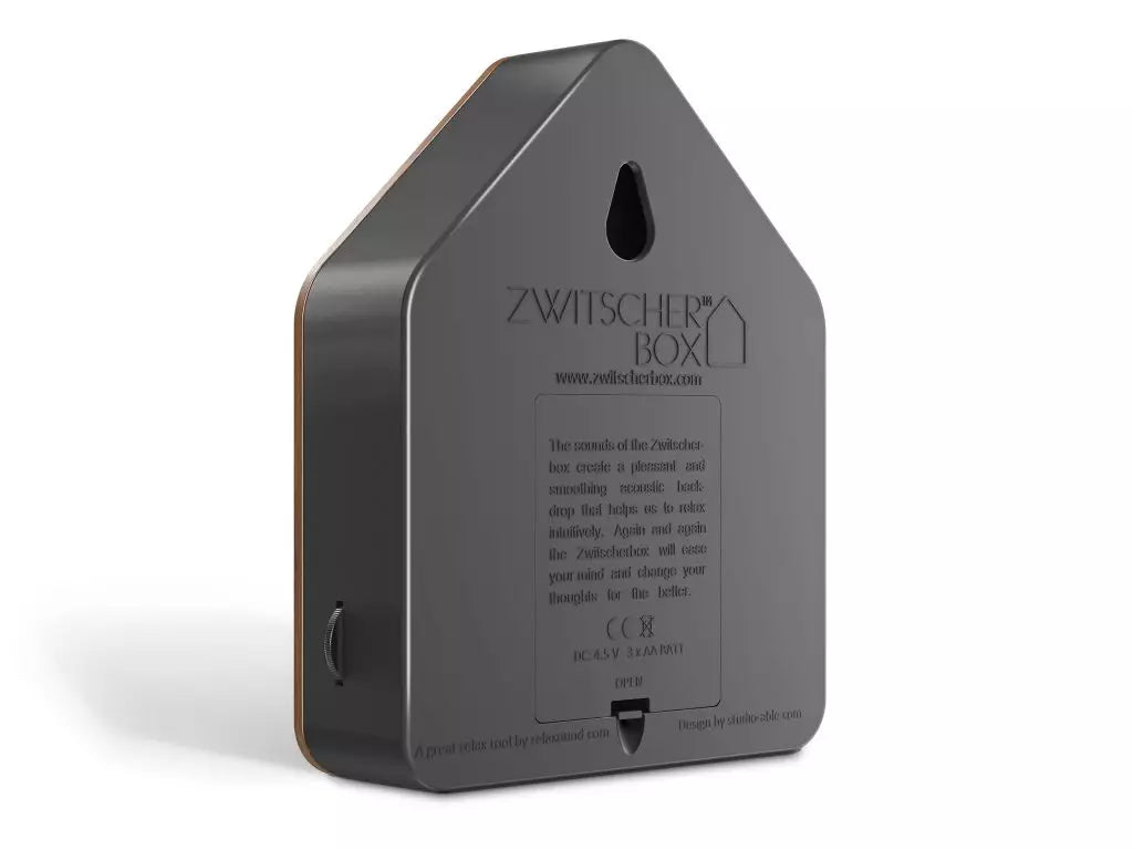 Zwitscherbox Walnuss