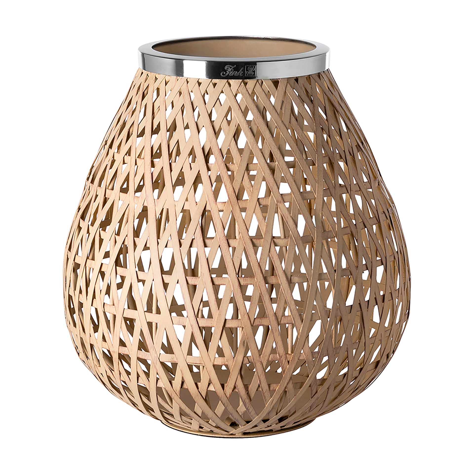 Fink Living SHONA Windlicht ohne Glas natur