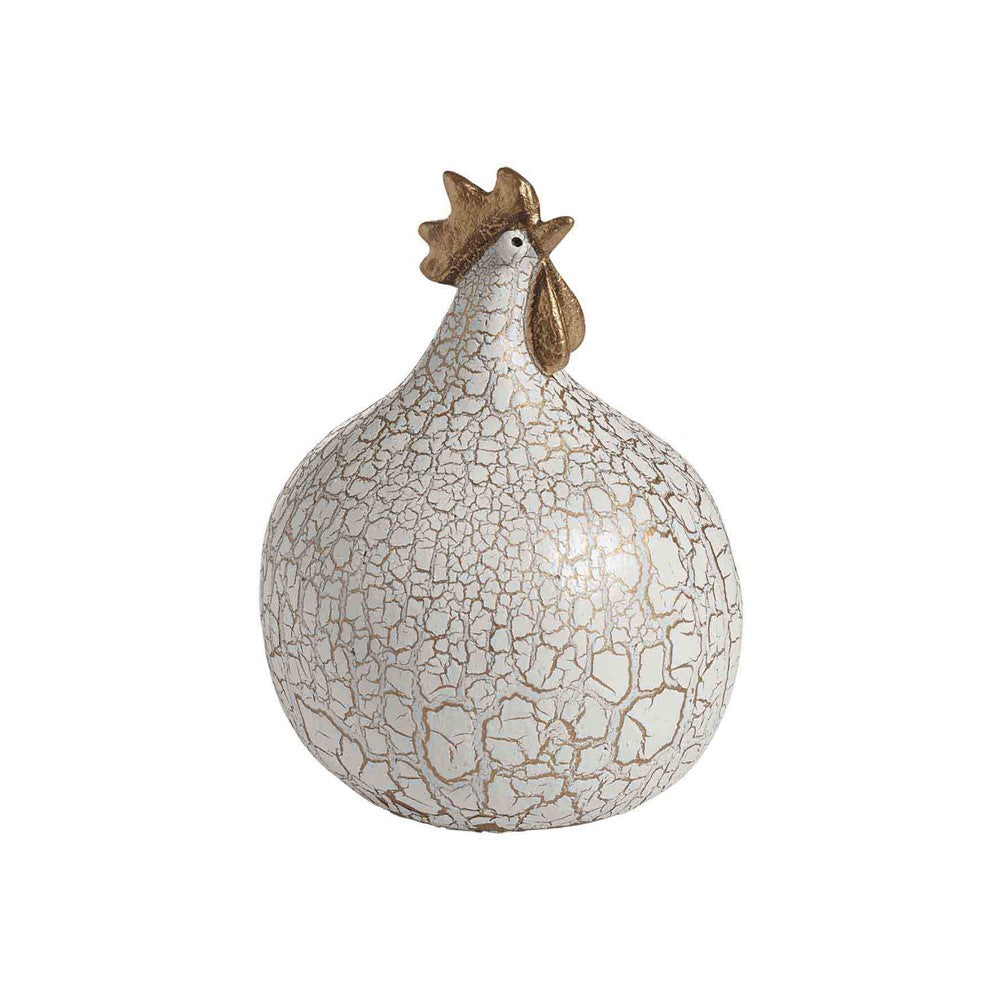 Höna Hen Cracked weiß, 12,5cm