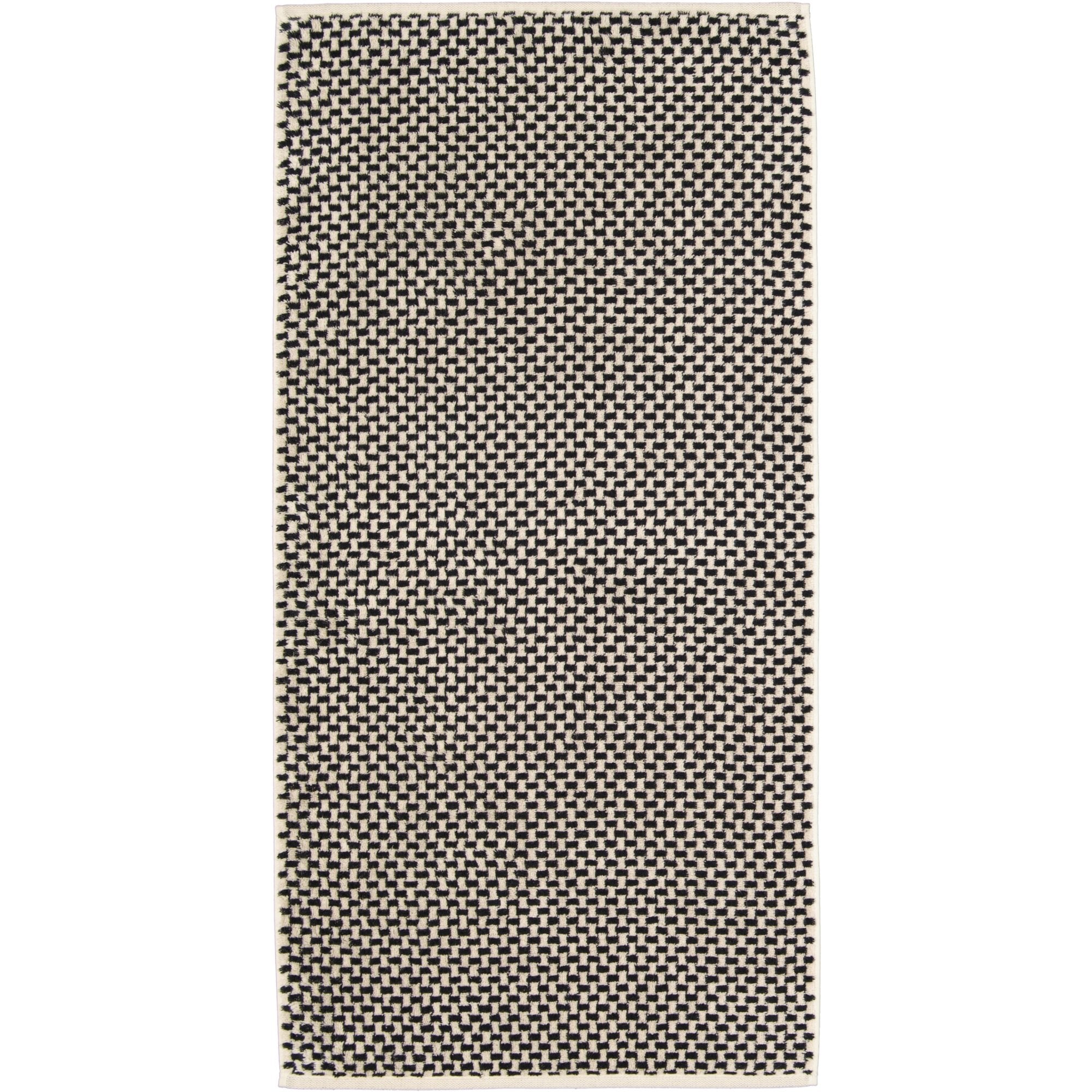 Cawö Natural Allover Handtuch, 50x100cm, Fb. 39 natur-schwarz