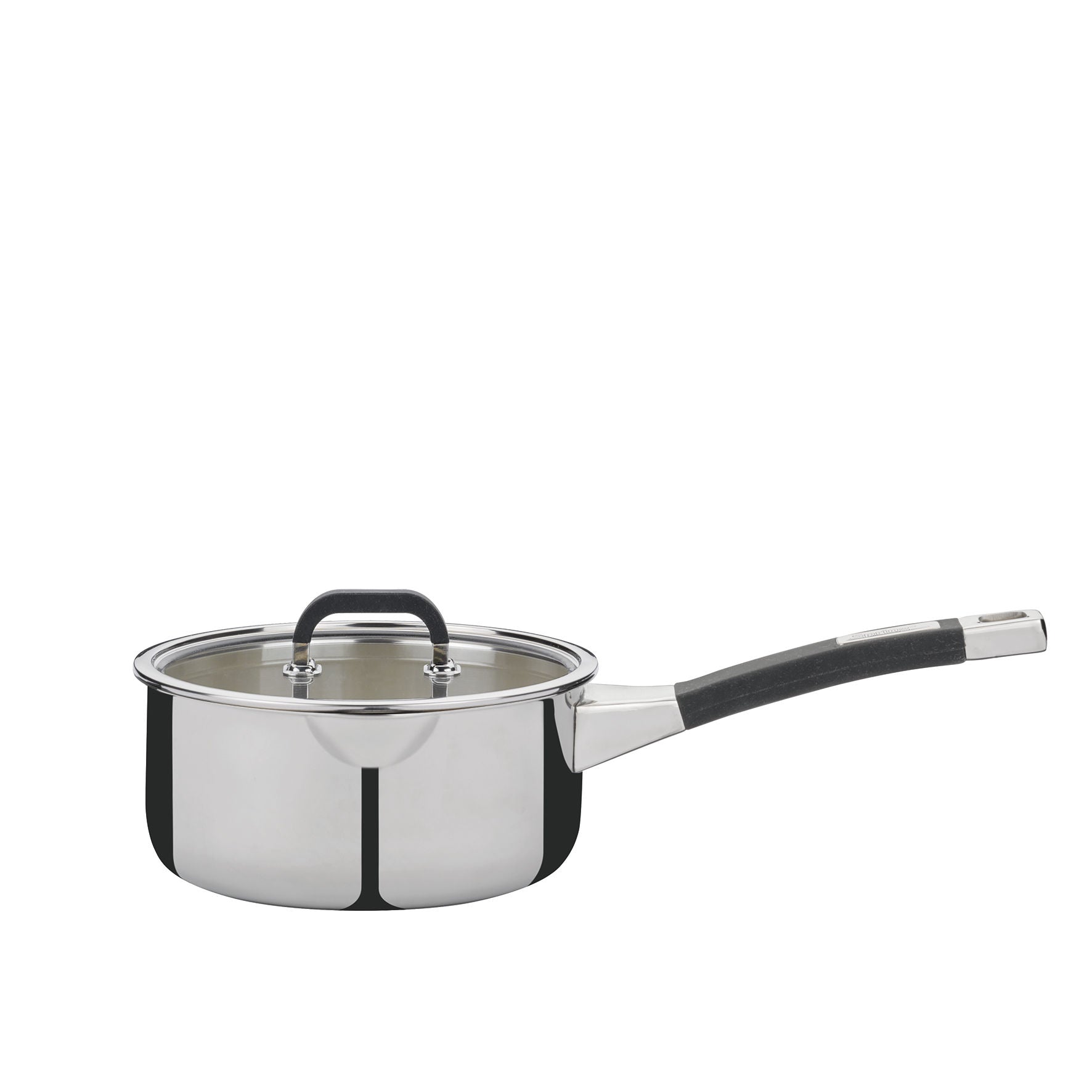 Spring FUSION2+ Stielkasserolle nieder mit Glasdeckel 16cm