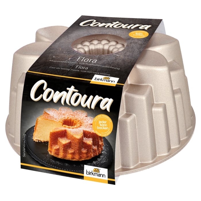 Birkmann Contoura Gugelhupfform Flora, Ø 22cm