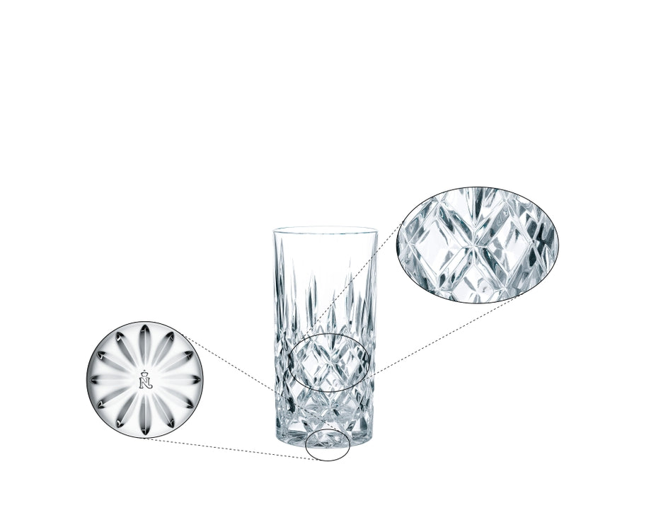 Nachtmann NOBLESSE Longdrink Glas 4er Set