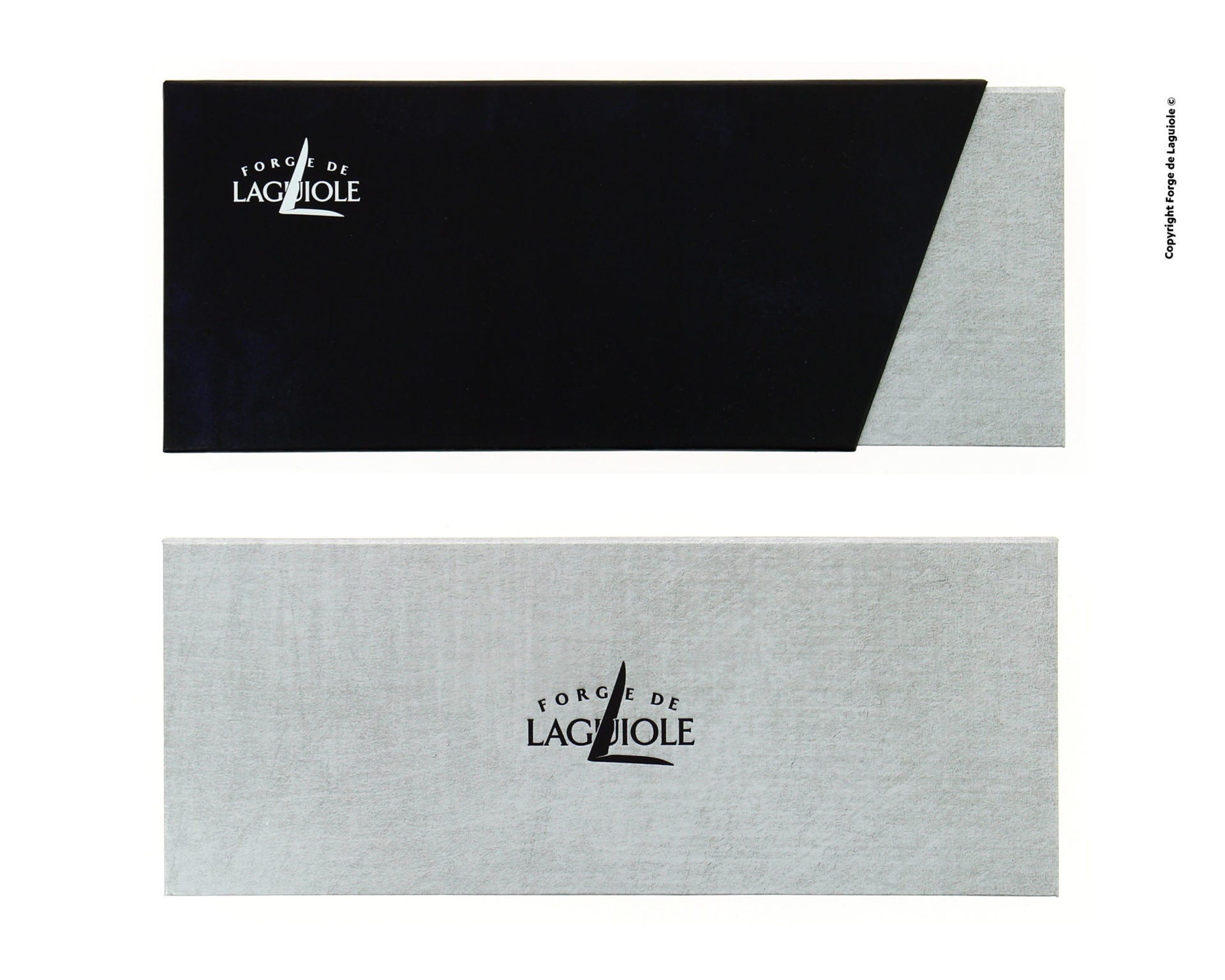 Laguiole 2er Set Tafelmesser Ebenholz