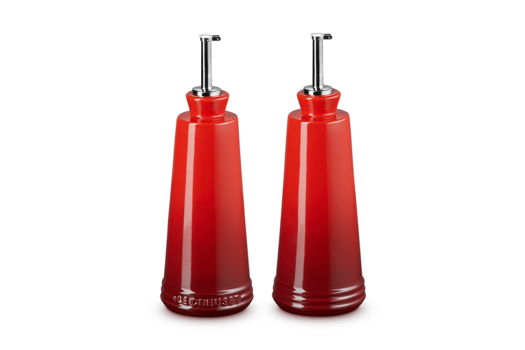 Le Creuset Essig- & Öl-Set Steinzeug kirschrot 0.3 l