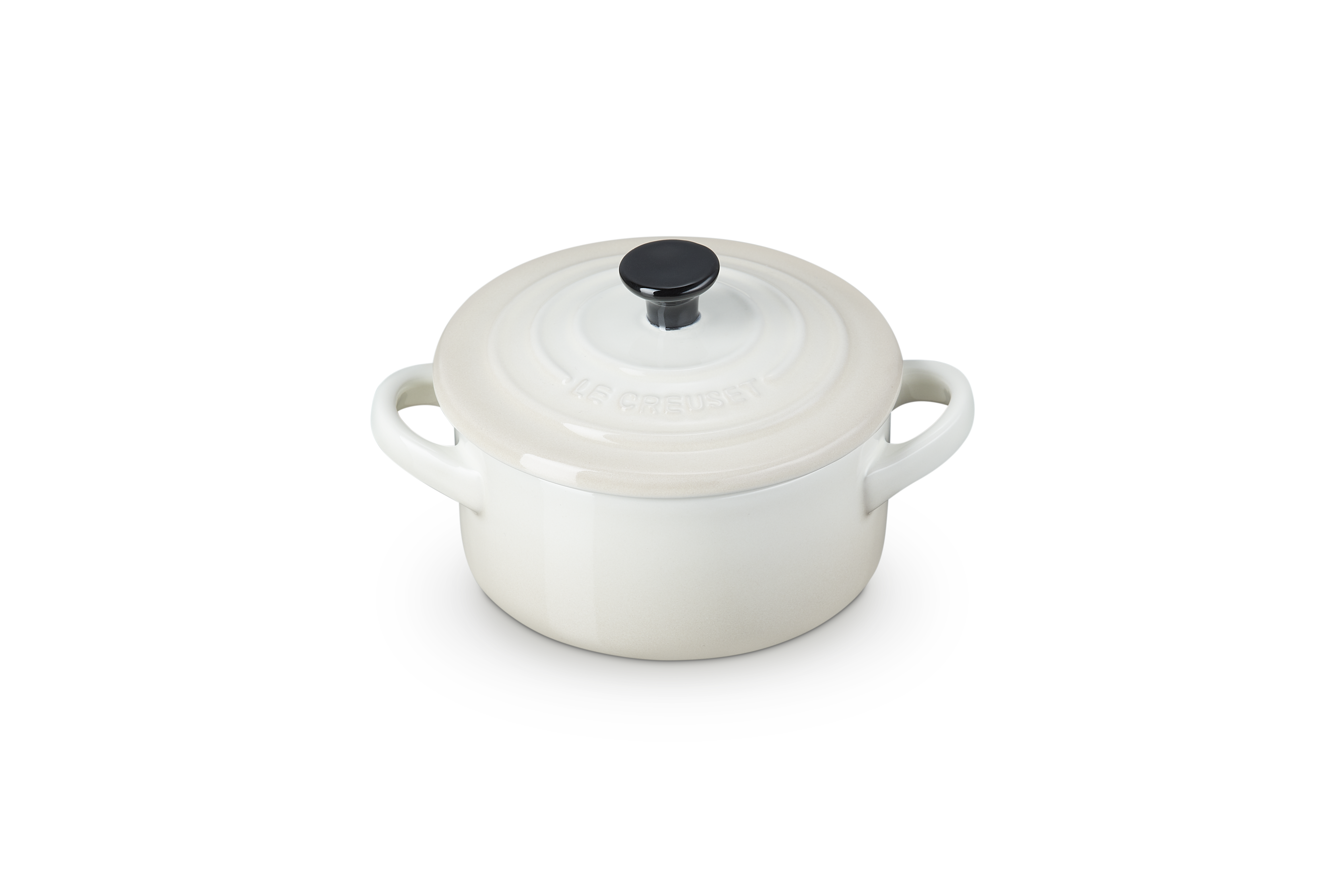 Le Creuset Mini-Cocotte Steinzeug meringue 10 cm 0.25 l