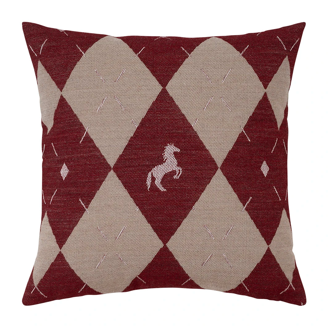 Pad Lucky Kissenhülle bordeaux, 45x45cm