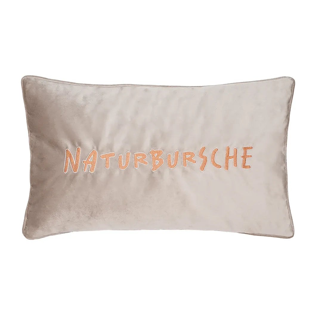 PAD Kissenhülle Letters Bursche taupe 30x50cm