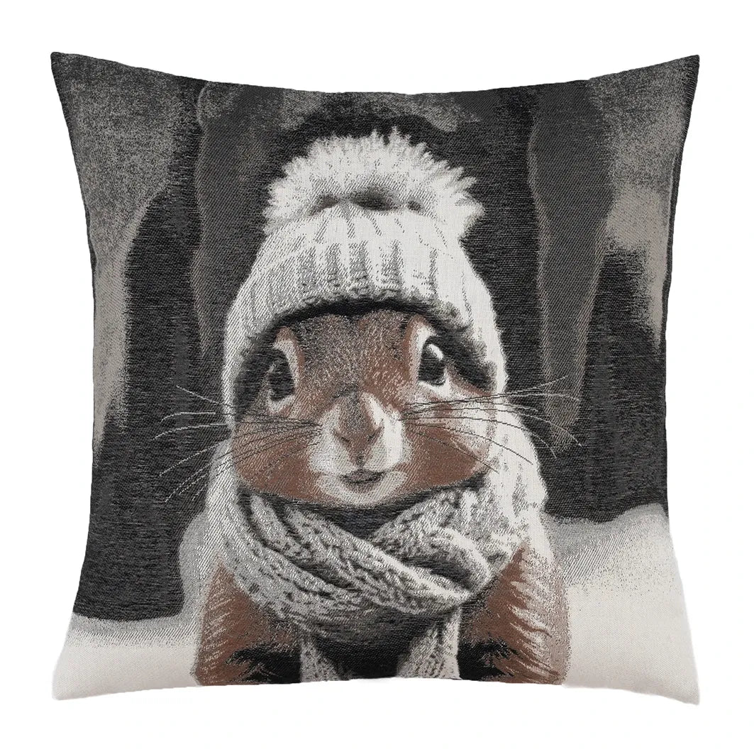 Pad Squirrel Kissenhülle natural-brown, 45 x 45 cm