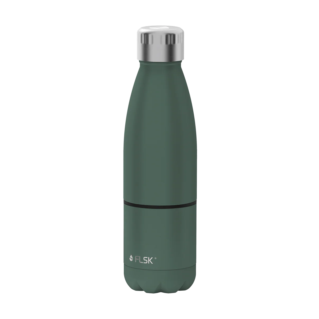 FLSK Explorer Trinkflasche mit Becher ridge green