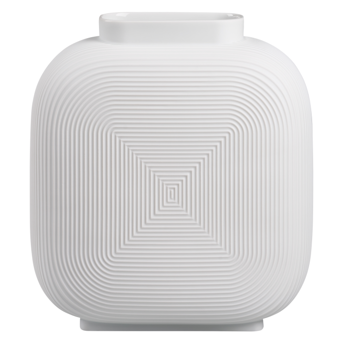 Fürstenberg Vase Linda weiß satiniert