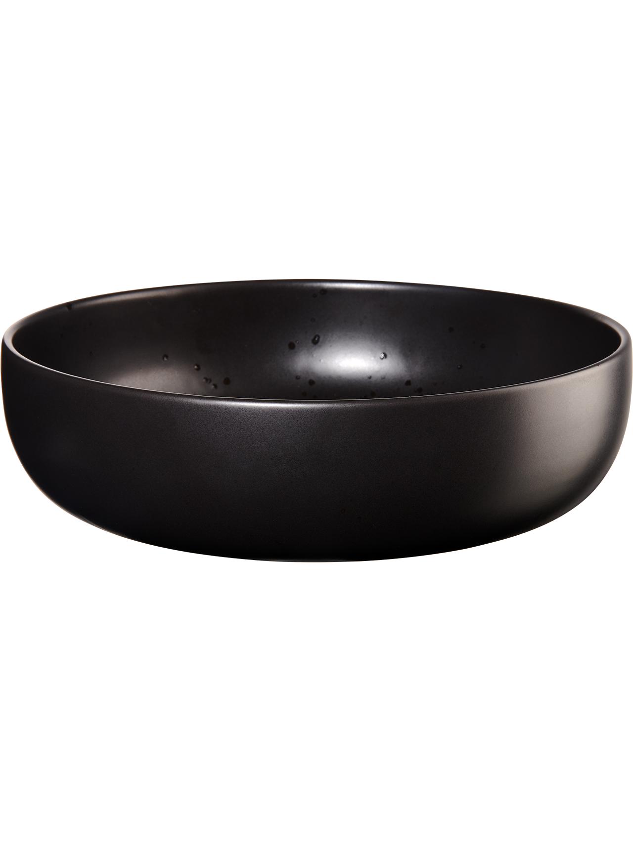 ASA coppa kuro Salatschale schwarz matt D. 27,5 cm H. 7,5 cm