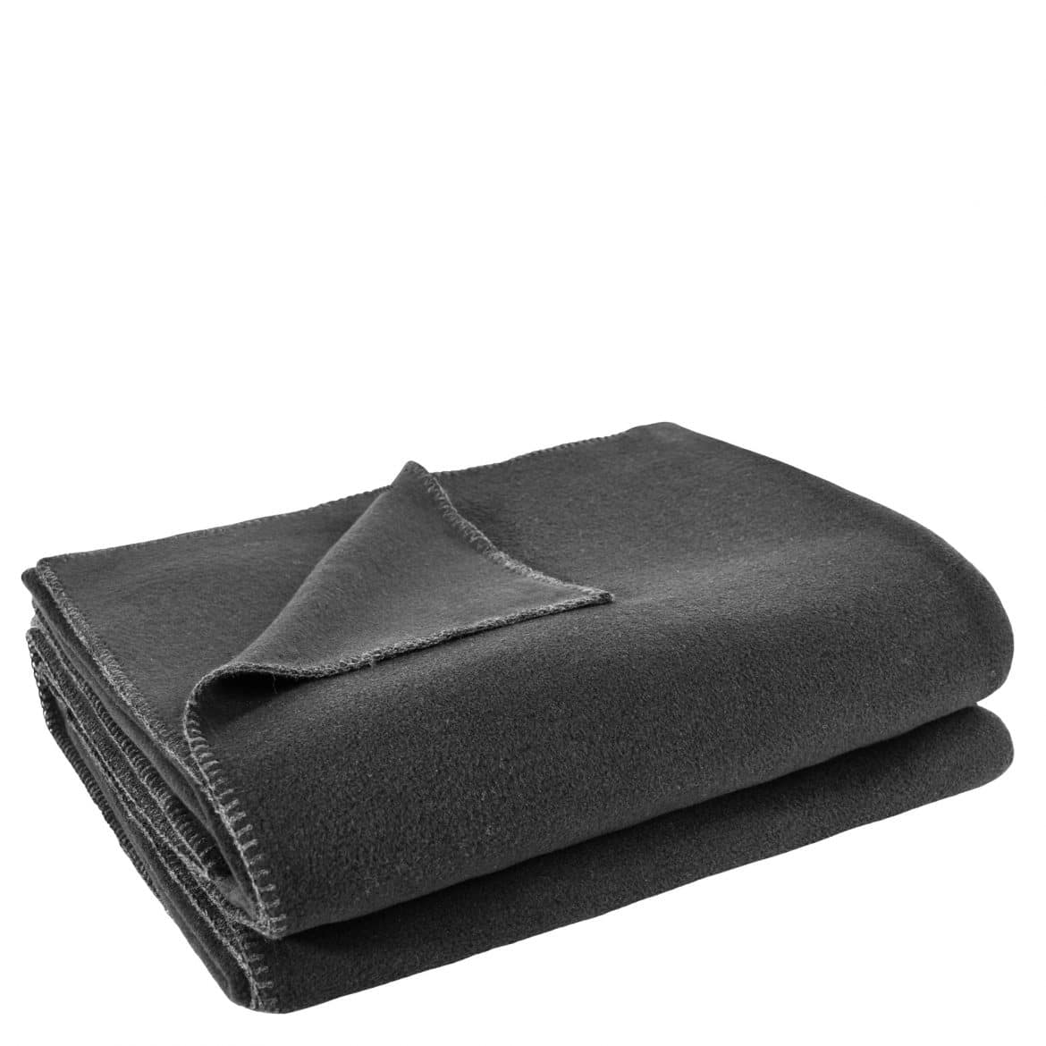 Zoeppritz Soft-Fleece Decke Farbe 960 anthracite melange 160 x 200 cm