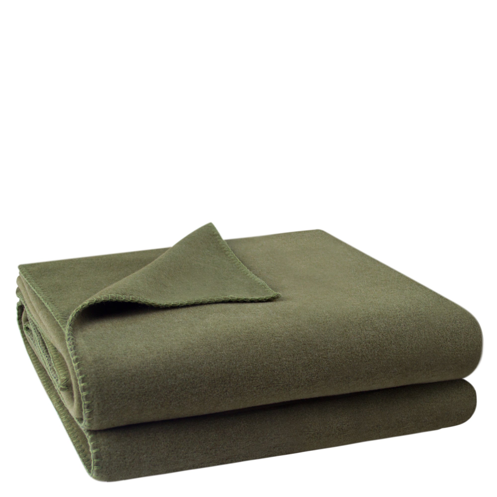 Zoeppritz Soft-Fleece Decke Farbe 681 olive branch 160 x 200 cm