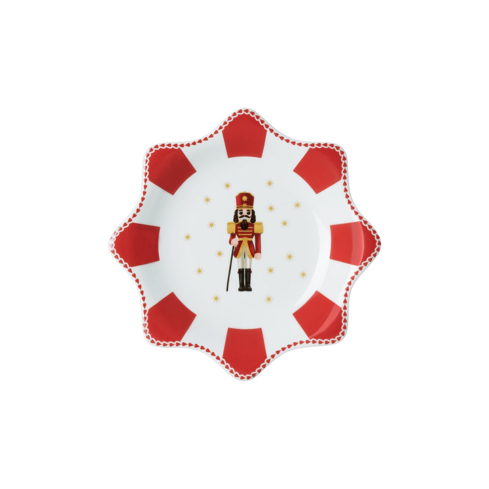 Hutschenreuther Sternschale 20cm Christmas Love red