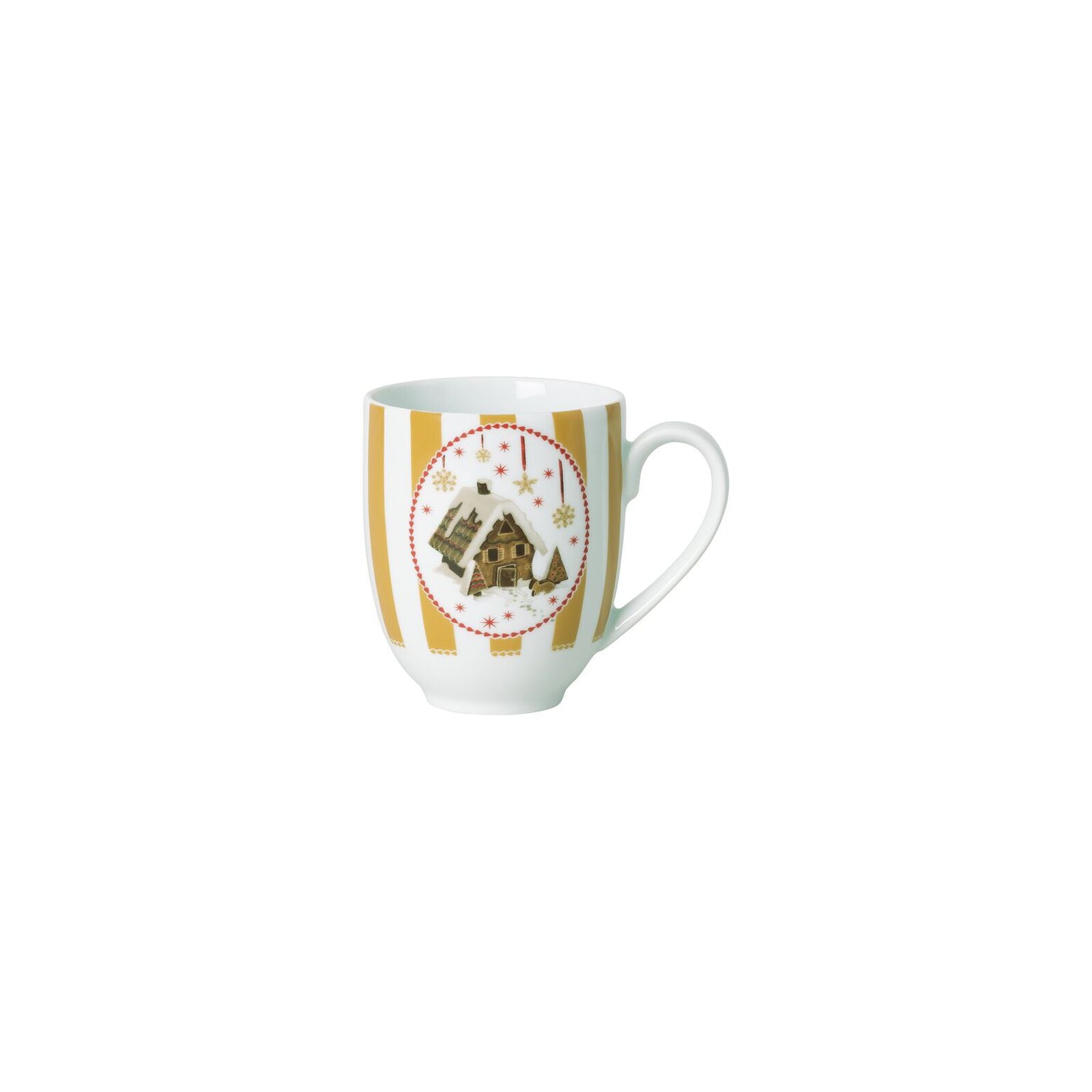 Hutschenreuther Becher mit Henkel Christmas Love beige