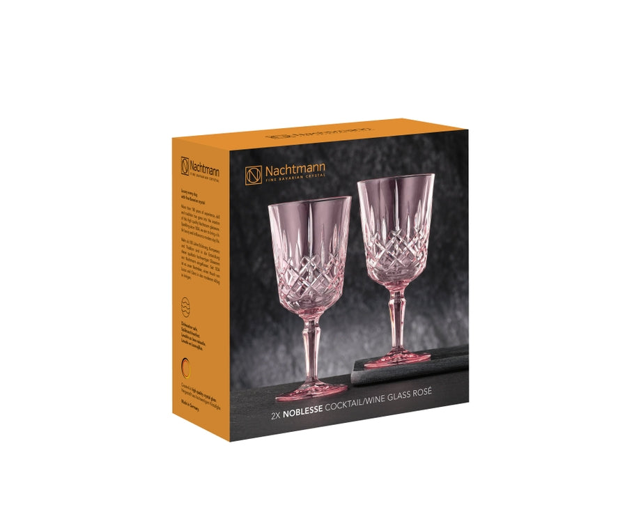 Nachtmann NOBLESSE Cocktail-/ Wein-Glas 2er Set rosé