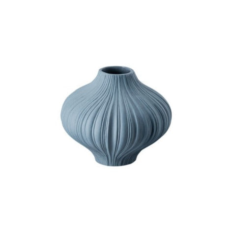 Rosenthal Mini-Vase Plissee Pacific 8cm