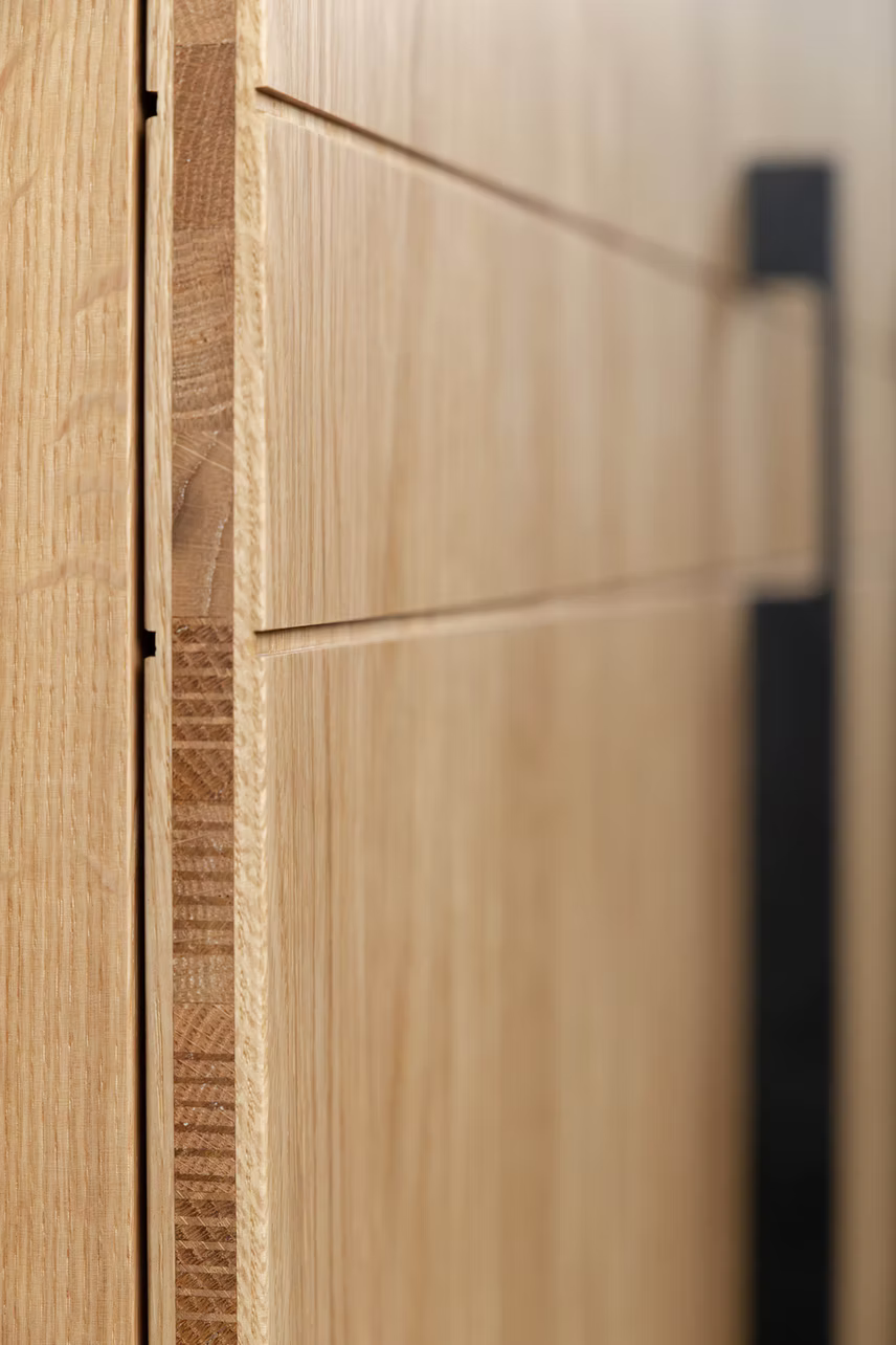 bulbaum "handgemaach" 3-türiger Kleiderschrank "klädaschaaf"