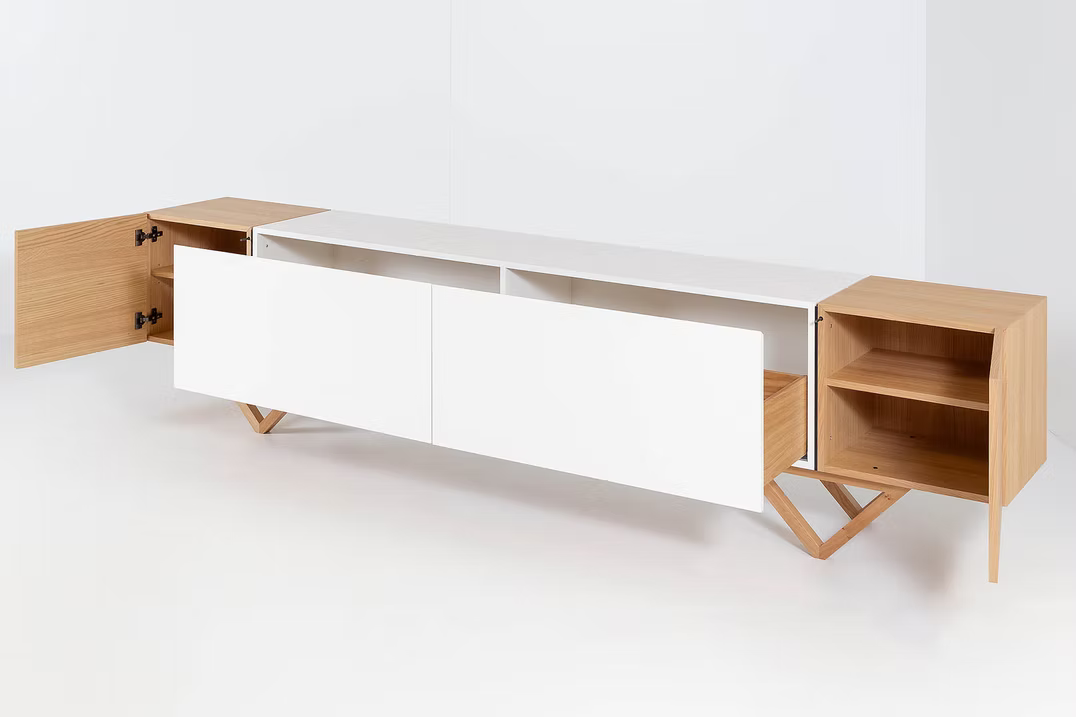 bulbaum "handgemaach" Lowboard "drei mäta"