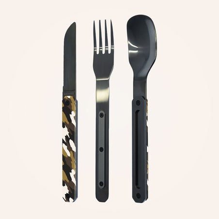 Akinod Besteckset Camo Grün
