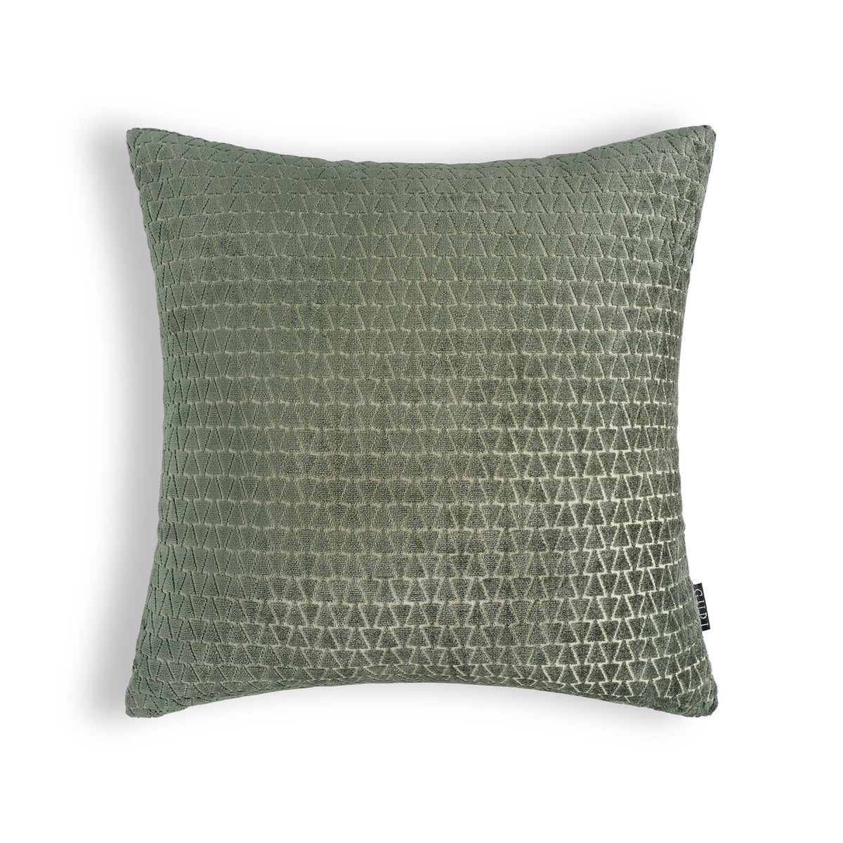 Kissenhülle in 40x40cm mit samtigen Tannenbaummotiv