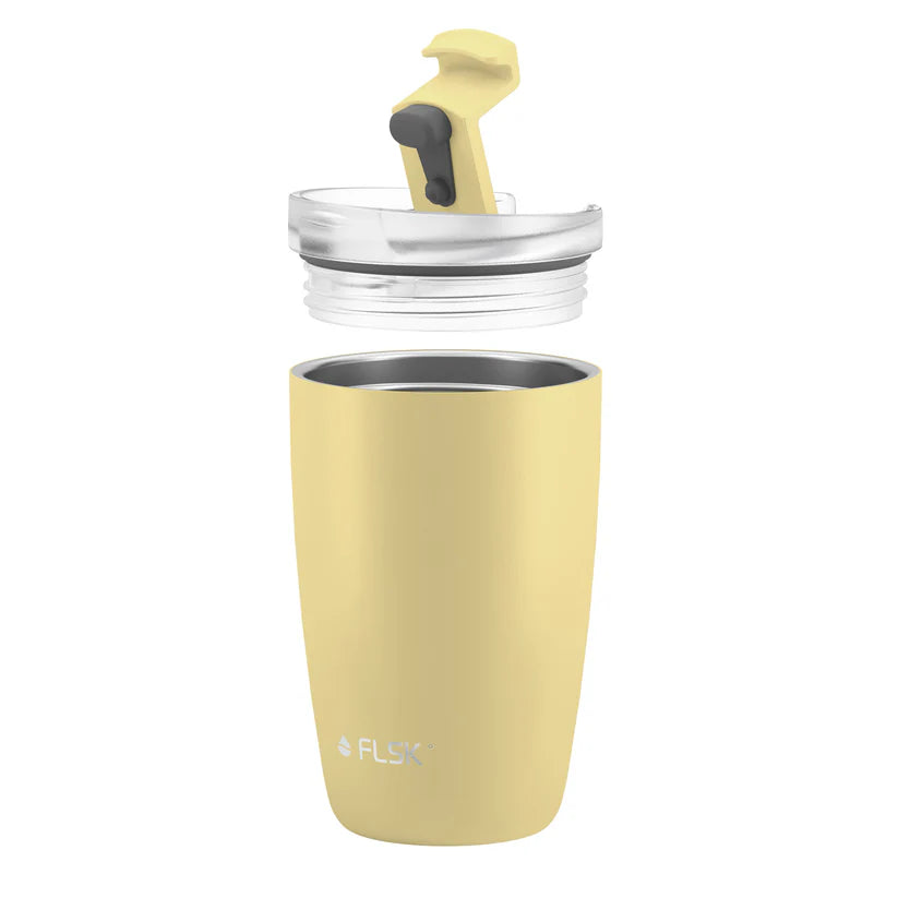 FLSK, Thermo Kaffeebecher to go, 350ml, Lemon