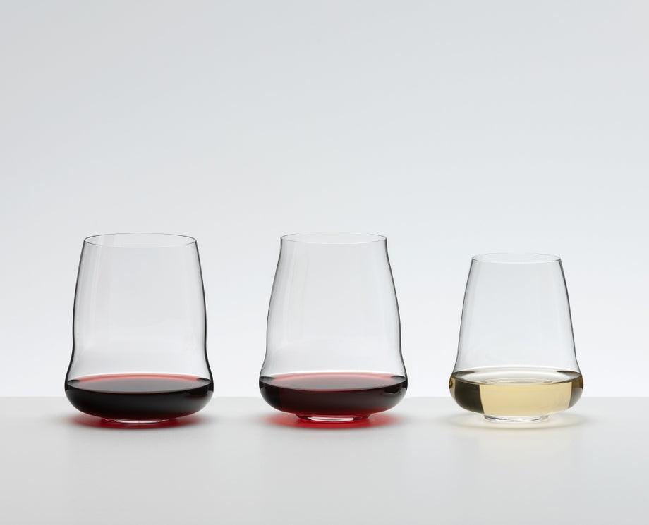 Riedel Stemless Wings Riesling / Sauvignon / Champagnerglas 2er Set