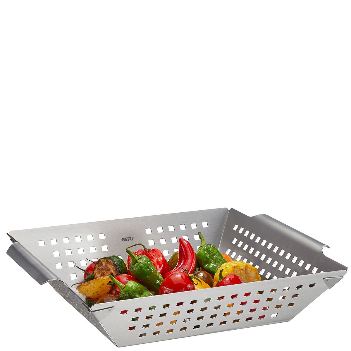 Grillschale groß aus Edelstahl 