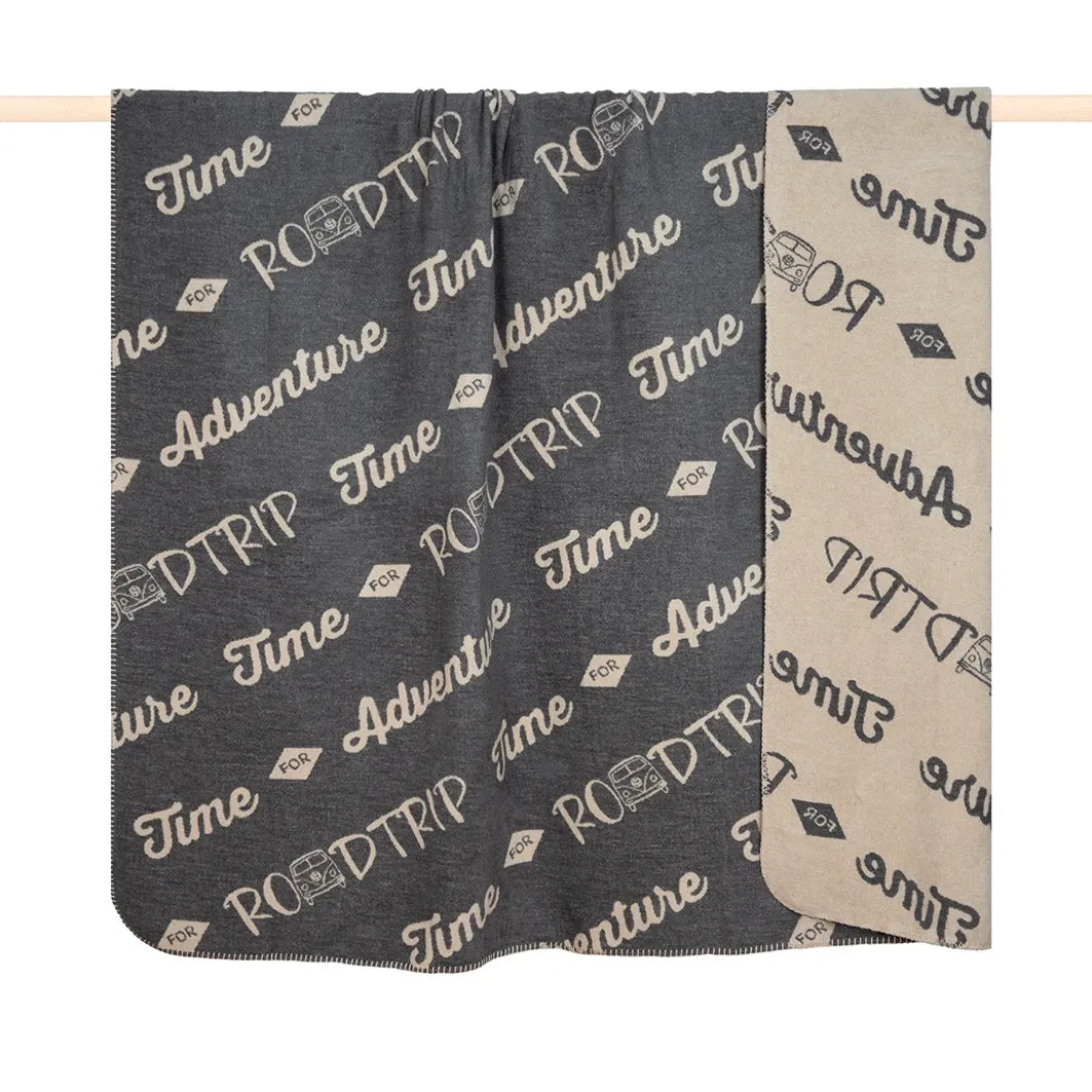 PAD Wohndecke Adventure dunkelgrau-sand 150x200cm