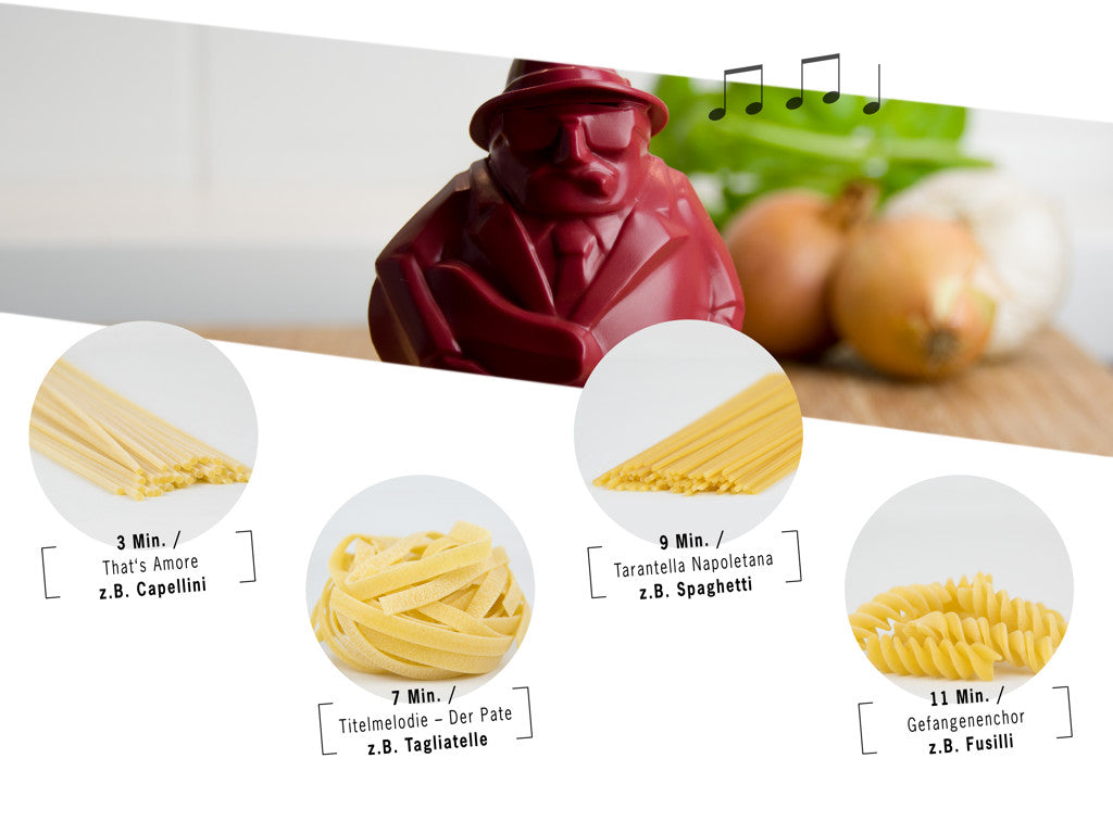 AlDente Pastatimer, rot