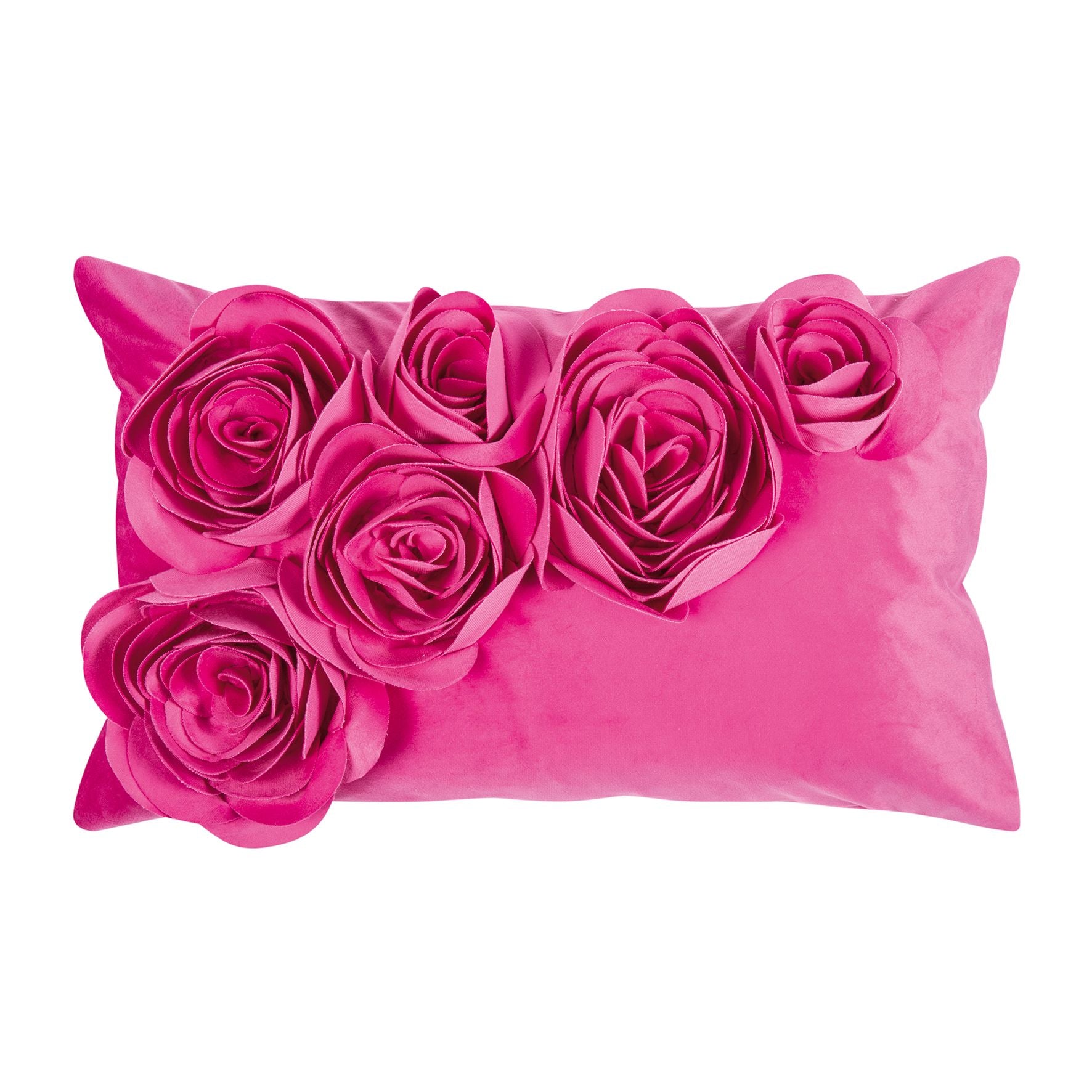 PAD Kissenhülle Floral hot pink 30x50cm