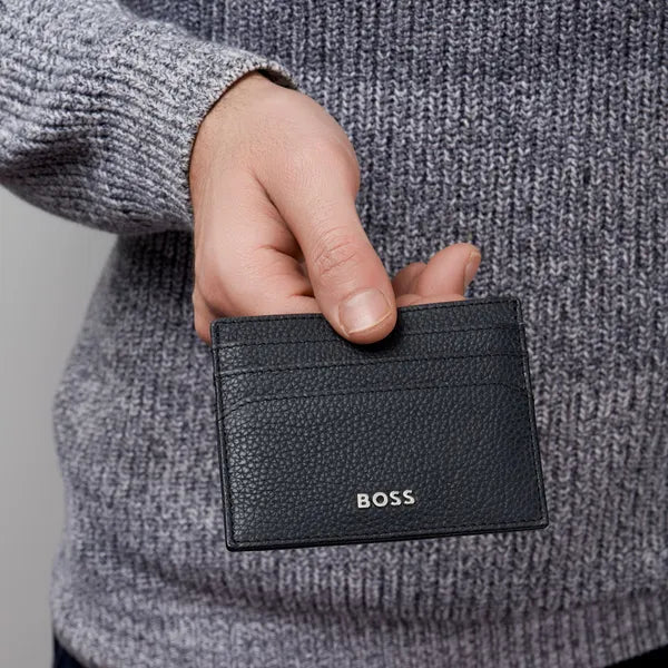BOSS Kartenhalter Classic Grained Black