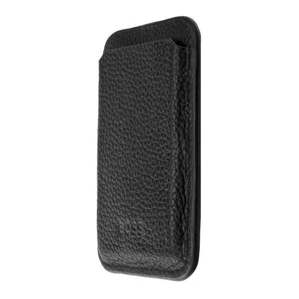 BOSS magnetischer Kartenhalter Classic Grained Black