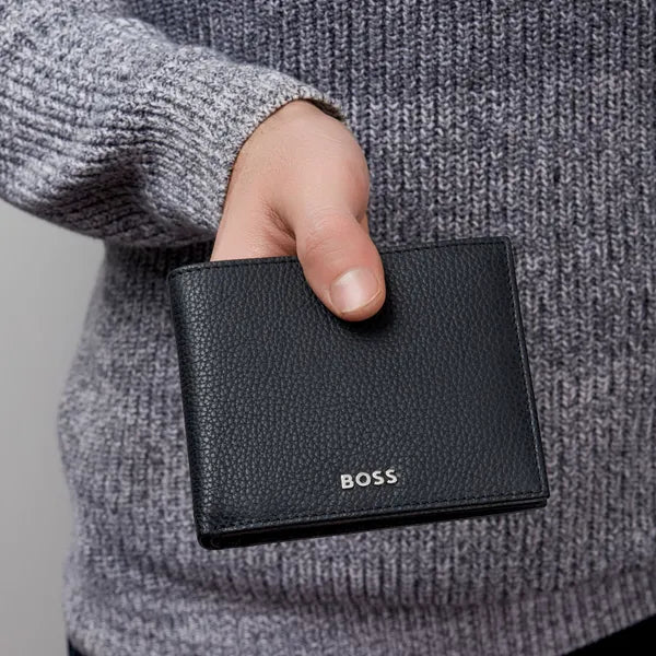 BOSS Brieftasche und Gelbörse Classic Grained Black