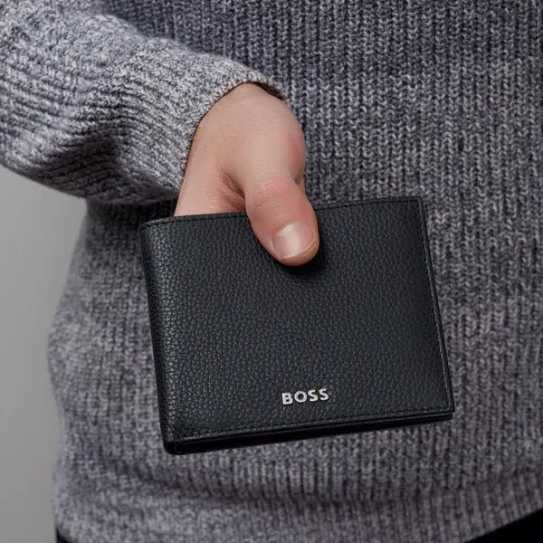 BOSS Brieftasche & Geldbörse mit Klappe Classic Grained Black