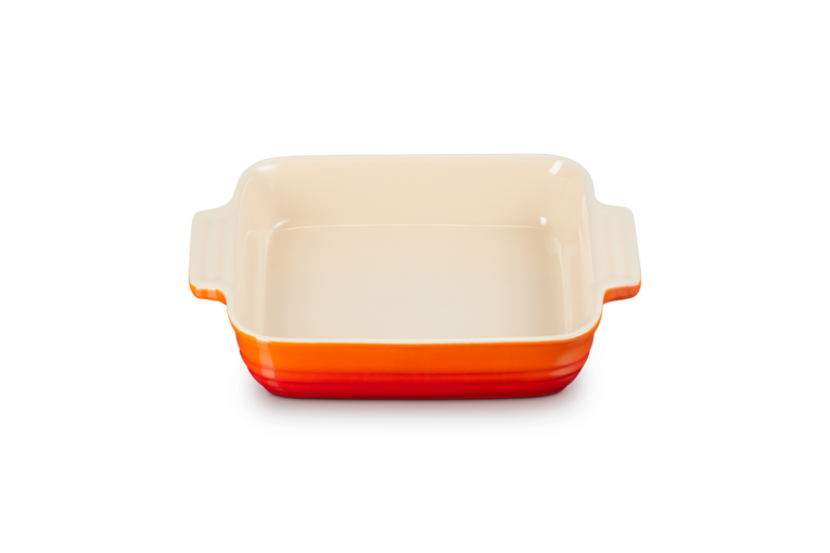 Le Creuset Auflaufform Klassik quadratisch Steinzeug ofenrot 23 cm 1,8 l