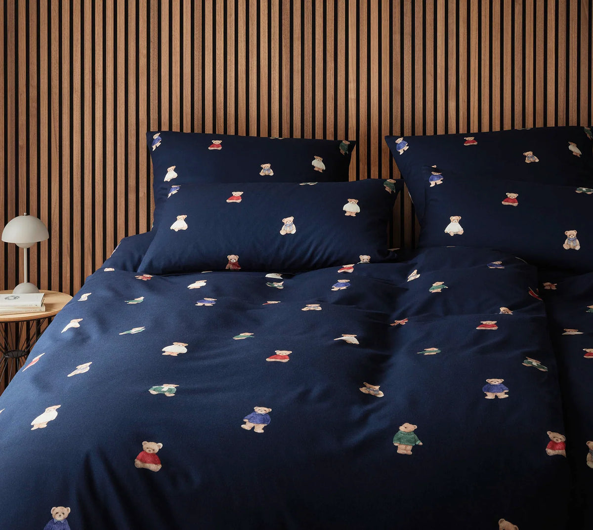 bettwäsche teddy blau