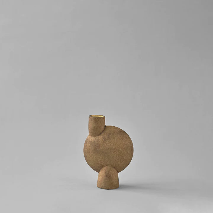 101 cph - Sphere Vase Bubl Medio Ocher