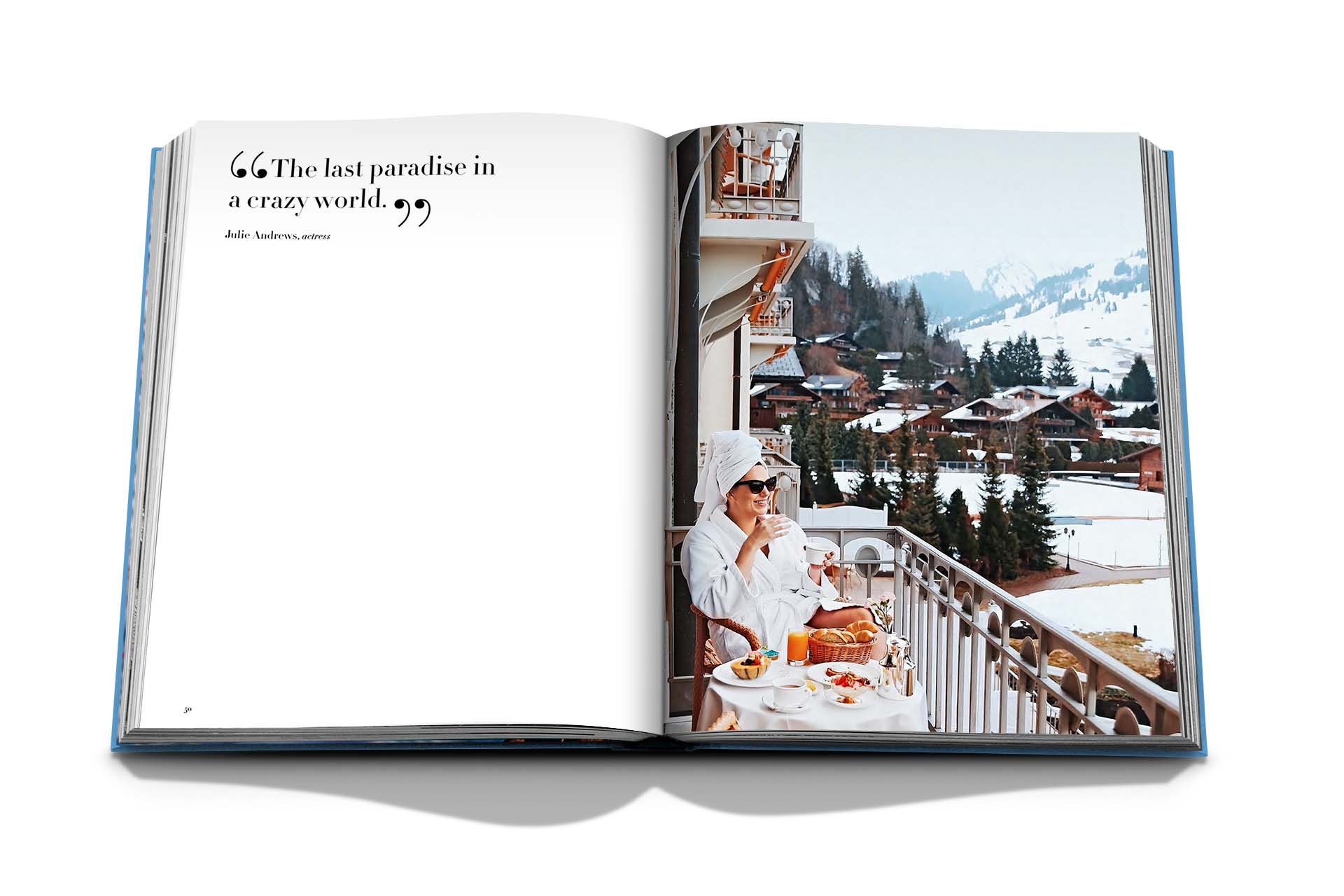 Assouline Coffee Table Book Gstaad Glam