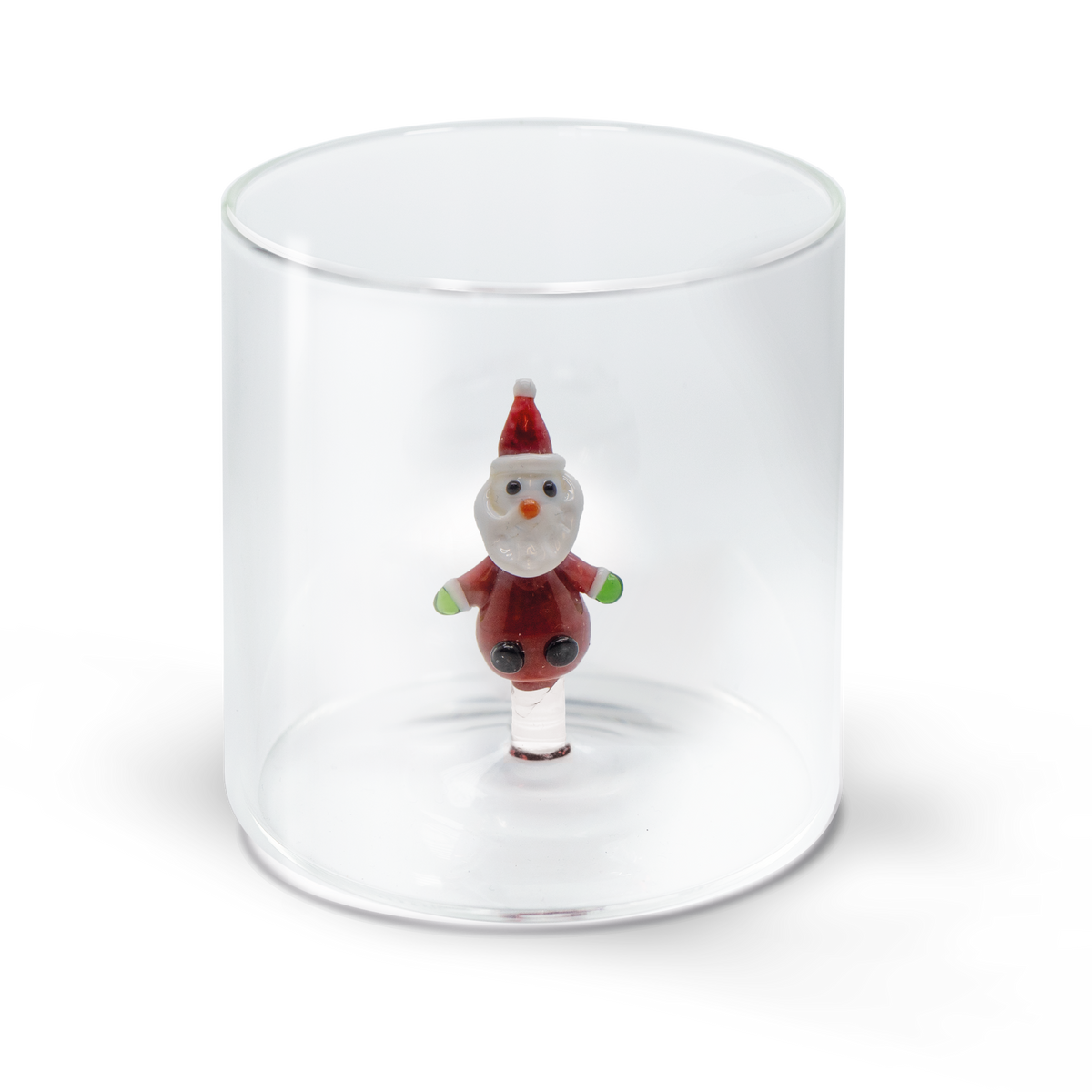 Glas Weihnachtsmann